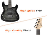 GST Stylish H-H Pickup Tiger Stripe Electric Kit with 20W AMP Bag 32795823
