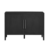 U-Style Storage Cabinet Sideboard Wooden Cabinet with 2 Metal handles and 2 Doors for Hallway, N711P241278B