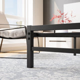 Queen Size Platform Bed Frame with Wooden Headboard, Under Bed Storage, Non-Slip, Noise Free, Easy W840P164959