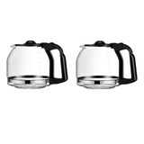 (2 Pack)12 Cup Glass Replacement Carafe (Shipment from Walmart) 47357441