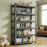 Garage Storage Rack, 6-Story Metal Shelves, Adjustable Partition Storage Unit, Supermarket, Home, W1831P366862