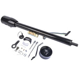 32" Black Stainless Automatic Tilt Steering Column Shift with Key, Adapter 09163059