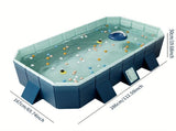 3.0m PVC folding pool bathes and cools in summer, suitable for outdoor patio beach W2710P330787