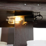 Glass Cabinet Lighted Glass Cabinet Curio Display Cabinet with Adjustable Glass Shelves 2 Doors and W2275P178888