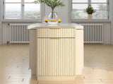 10-Gallon Woodgrain Tilt-Out Trash Can Cabinet with Wave-Textured Drawer & Pull-Out Bin W2557P319050