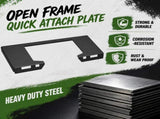 45.35" x 18.57" x 3.6" Open Frame Quick Attach Plate, Heavy Duty Loader Adapter with Universal Skid W2505P494839