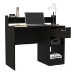 ZUN Charlotte Computer Desk with 2 Storage Shelves and Drawer B128P148894