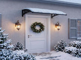 Awning for Door Entrance with Drainage Sink, 40x48 Inch Window Canopy Exterior, UV Rain Snow 21091957