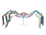 3FT Halloween Decorations Light Up Spider, Outdoor Halloween Decor Lighted Iridescent Spider, 21296095