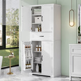 ZUN Bathroom Storage Cabinet with Multi-Functional Storage Space, Drawer with Slide Rails, Adjustable N759P241667K