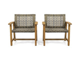 HAMPTON WOOD AND WICKER DINING CHAIR 60400.00