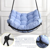 Hammock Chair Swing with Cushion - Outdoor Indoor Hanging Hammock Chair for Patio, Porch, Bedroom, W2500P231635