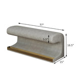 ZUN Entryway Bench Leather Upholstered Ottoman with LED sensor light for living room ,bedroom,end of bed W2361P178945