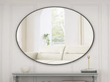 Wall Mirror 39 Inch Black Circular Mirror Metal Framed Mirror Round Vanity Mirror Dressing Mirror, W143570510