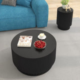 ZUN 15.72-inch H-barrel coffee table, Nordic style, simple design, suitable for indoor and outdoor use, W1781P211084