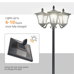 ZUN Outdoor Lamp /Street Light /Solar Powered Lamp -AS （Prohibited by WalMart） 70644720