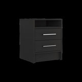 Greter 24" Two-Drawer Night Stand With open shelf B070P224229
