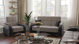 PrimeNest Yalise Collection Upholstered Convertible Loveseat with Storage B030P305114