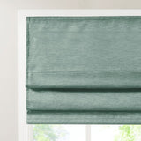 Printed Faux Silk Room Darkening Cordless Roman Shade B035129682