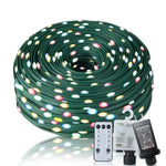 ZUN Christmas Rope Lights,1000LED/328Ft Outdoor Decorative String Strobe with 8 Modes/Remote/IP67 24548604