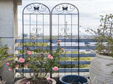 4 Pack Metal Garden Trellis 86.7" x 19.7" Rustproof Trellis for Climbing Plants Outdoor Flower W1586P268039