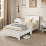 Queen Platform Bed Frame with Headboard and Footboard 97767350