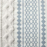 Full/Queen Cotton Printed Duvet Cover Set with Chenille B03596509