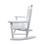 ZUN Children's rocking white chair- Indoor or Outdoor -Suitable for kids-Durable 42338091