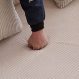 Floor,Compression Sofa,Convertible Floor Sofa Bed-with Pillow Back Support Armrest,Comfy Futon W3723P345007