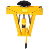 12 Ton Pipe Bender Manual Hydraulic, Piping Bending Exhaust Tube Fabric with 6 Dies, Adjustable W465P192109
