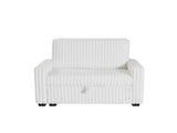 Living Room Sofa and seat with Storage Box ,for Bedroom, Office, Large-White -Armrest W1708P291301