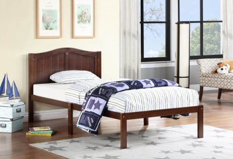 ZUN Twin Bed Frame, Wood Platform Bed with Headboard, Bed Frame with Wood Slat Support for Kids, Easy W1998121952