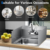 Wall mounted sink with faucet 59393047
