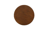 ZUN Walnut Round Wooden Side Table B062P189130