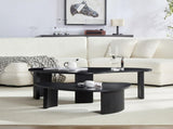 2-Piece Modern Irregular Shape Coffee Table Set for Living Room,Easy Assembly Nesting Coffee Tables, W2582P402266