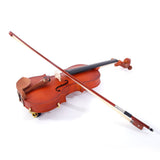 GV101 4/4 Acoustic Matt Violin Case Bow Rosin Strings Shoulder Rest Natural 42402082