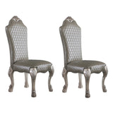 Grey and Vintage Bone White Side Chairs B062P182715