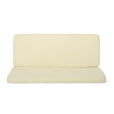 CAROLINA LOVESEAT CUSHION SET, BACK CUSHION AND SEAT CUSHION, CREAM, SET OF 1 N775P270133C