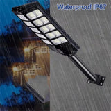 Outdoor Commercial LED Solar Street Light IP67 Dusk-to-Dawn Road Lamp 98608039