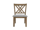 Amador Cross Back 2PK Dining Chair Set B201P408886