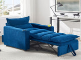 Sleeper Sofa Chair Bed, Convertible Sofa Chair 3-in-1, Adjustable Sleeper Chair Pullout Sofa Bed W1117P265775