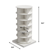 ZUN 360 Rotating shoe cabinet 6 layers W1320140916