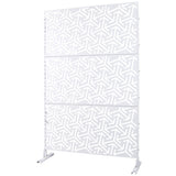 Outdoor & Indoor Privacy Metal Privacy 76" H48" W, Freestanding Decorative Privacy W465P193281