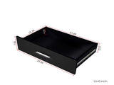 6 Drawer Double Dresser for Bedroom, Wide Storage Cabinet for Living Room Home Entryway, Black 37321559