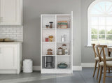 Flovilla Multistorage Cabinet with Shelves And Door for Storage, White B097P474299
