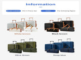 luggage set, hardside luggage set, 5 piece luggage set, PP hard shell luggage, spinner suitcases, 07866127