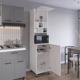 Kitchen Pantry, 2 Doors, 4 Legs, 8 Shelves B097P296805