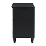 ZUN 3-Drawer Nightstand Storage Wood Cabinet 37365217