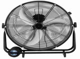 US Standard MLD-30 Industrial Drum Fan, 30 Inch 110V 230W High Velocity Floor Fan, 3 Speed Heavy 81794691