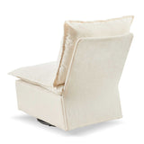 Detachable Off White Chenille Single 360 Swivel Rocking Rocker,360 Swivel Sofa Chair & Single Sofa W1164P190847